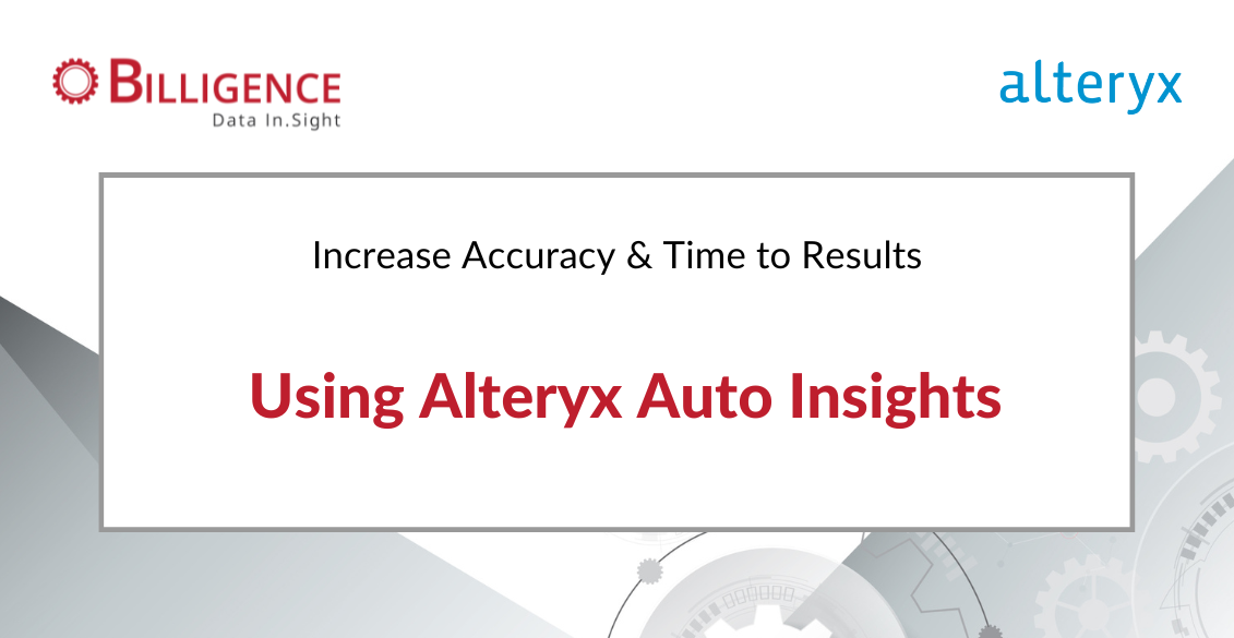 Alteryx Auto Insights